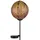 GLOBO Solarleuchte Metall 90 cm schwarz kupfer