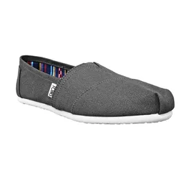TOMS Alpargata Damen Grau/Weiß 38,5