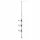 Wenko 25556100-Eckregal PURIO 35,5x280 cm silber/grau - Grau/Silber
