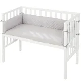 roba Beistellbett 2in1 roba Style, weiß - weiss