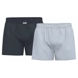 Seidensticker Web-Boxershorts blau M 2er Pack