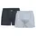 Seidensticker Web-Boxershorts blau M 2er Pack