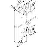 HAWA Zubehör Türbeschlag, Schiebetürbeschläge Miniroll 15/25, Inslide, 1-flüglig