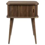 ZUIVER Barbier Braun Walnuss 45 x 45 cm