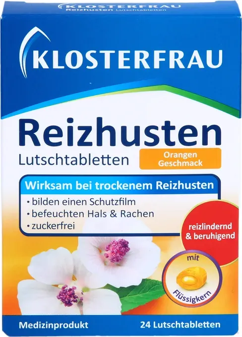 KLOSTERFRAU Reizhusten Lutschtabletten Orange 24 St