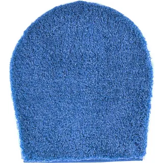 GRUND Wc-Deckelbezug Melange, blau, Deckelbezug (47cm x 50cm),, Badematten