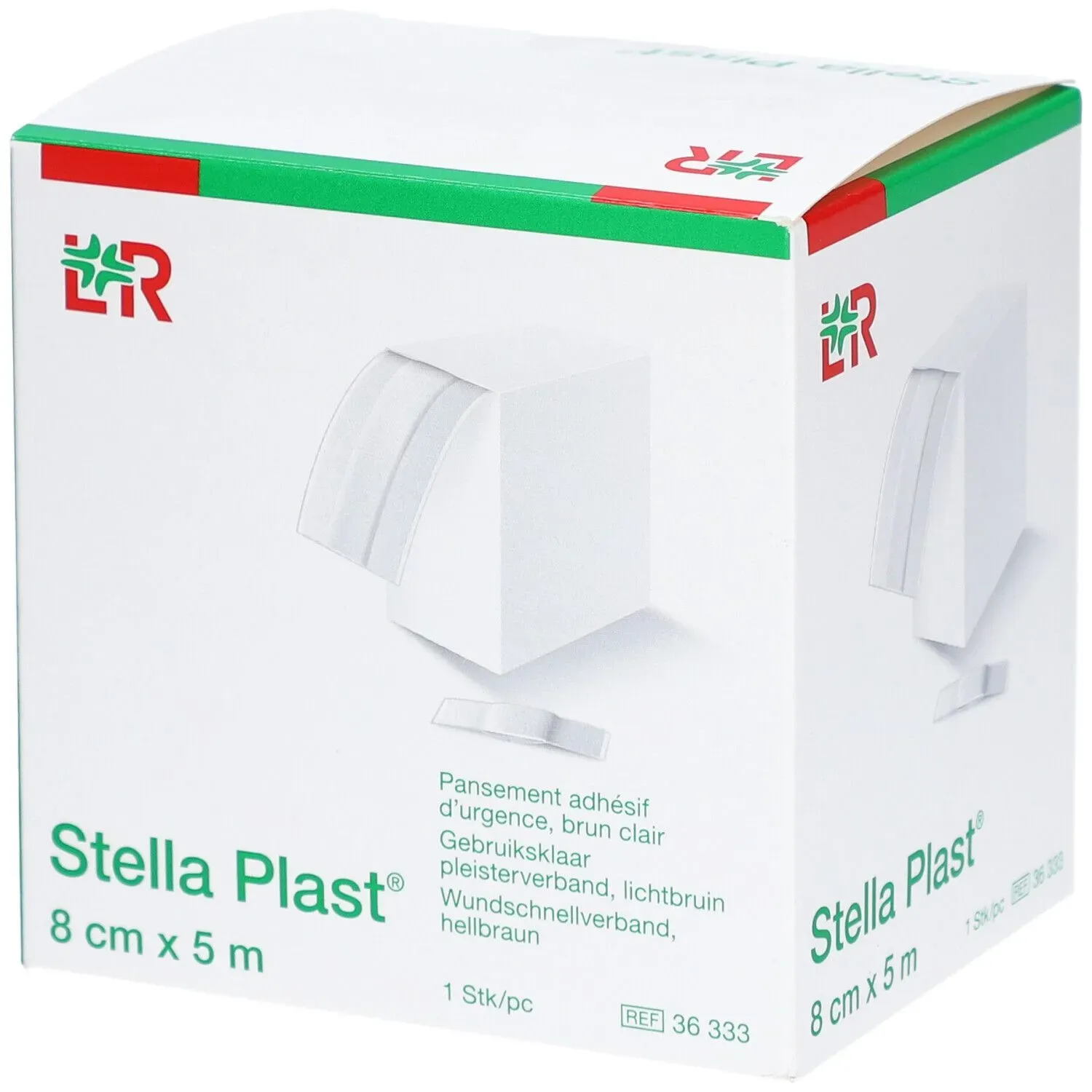 Stellaplast Adhesive Fixatiepleister 8 cm x 5 m 1 St Pleister