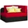 MID.YOU Jugend-, Rot, Schwarz, Textil, 104x60x75 cm, Kinder- & Jugendzimmer, Jugendmöbel, Jugendsofas