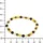 Ostsee-Schmuck Armband Kugel 6 mm braun 19 cm