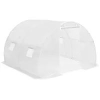 vidaXL Gewächshaus 3 x 3 x 2 m weiß