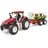 Bruder Traktor mit Rückeanhänger und 3 Baumstämmen