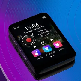 zenwire Tragbarer Player - MP3 und MP4 - Bluetooth - FM-Radio - Diktiergerät - SD - Kopfhörer - 36 GB - Schwarz