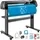 Vevor Schneideplotter, Plottermaschine Max. 720 mm Papiervorschub, Vinyl Schneideplotter, Folienplotter, Vinyl Schneideplotter Maschine, Schnittgenauigkeit 0,01 mm, Hobby Plotter, 3 Klingen Inkl.