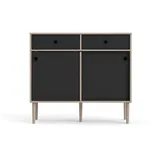 VCM Penny 99 x 41 x 89 cm Schwarz
