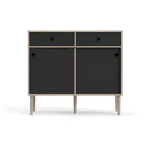VCM Penny 99 x 41 x 89 cm Schwarz