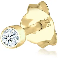 Elli DIAMONDS Ohrstecker DIAMONDS Gelbgold 375 0,03ct