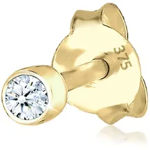 Elli DIAMONDS Ohrstecker DIAMONDS Gelbgold 375 0,03ct