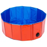 Tragbarer, Zusammenklappbarer Hundepool, Runde Haustierbadewanne Aus Dickem Pvc, Ideal Für Kindergartenkinder Und Familien.