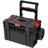 Qbrick System Werkzeugkoffer Auf Rollen Werkstattwagen Werkzeugtrolley Werkzeugkasten Leer Werkzeugkiste ONE Cart 2.0 Schwarz 641 x 485 x 660 mm