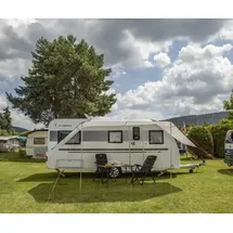Reimo Mauritius XL Sonnenvordach 560 x 300 cm Blau