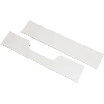 trendteam Bettseiten Mats 2er Set Dekor Weiß