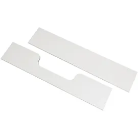 trendteam Bettseiten Mats 2er Set Dekor Weiß