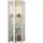 K-Möbel Eckvitrine 176 x 56,5 x 56,5 cm Weiß