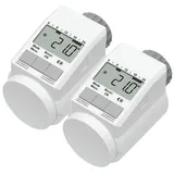 eqiva Model L Heizkörperthermostat 2er Set mit Boost-Funktion