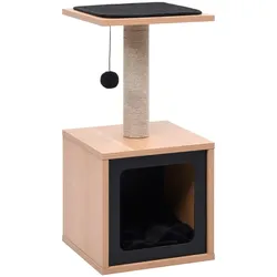 Katzen-Kratzbaum mit Sisal-Kratzmatte 62 cm
