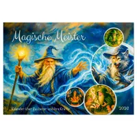 Calvendo Magische Meister - Kalender über Zauberer und ihre
