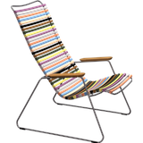 HOUE CLICK Relaxsessel Lounge chair Bambusarmlehnen Stahlgestell Multi color 1