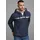 Bruno Banani Sweatjacke moderner Brustprint, Gr. L (52/54), marine, , 77405318-L