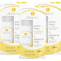 AESTHETICO Reiseset Refresh & Care + Active Foam Reinigungsschaum 100 ml