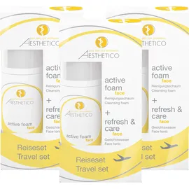 AESTHETICO Reiseset Refresh & Care + Active Foam Reinigungsschaum 100 ml