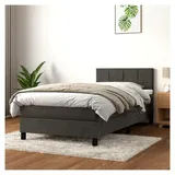 Lattenrost für Bett und Matratze, 90 x 190 cm, Dunkelgrau