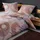 JANINE Davos 65175 Grafisch Beere 200 x 220 cm + 2 x 80 x 80 cm