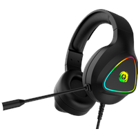 Canyon GH-6, Shadder gaming headset, USB / 2x 3.5mm jack, 2m cable, multicolor RGB backlight, black (Kabelgebunden), Gaming Headset, Schwarz