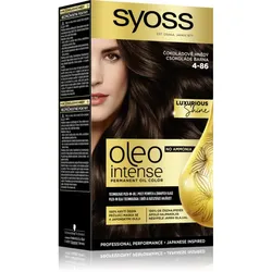Syoss Oleo Intense Permanent-Haarfarbe mit Öl Farbton 4-86 Chocolate Brown 1 St.