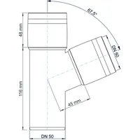 POLOPLAST POLO KAL XS DN 50/50/67Grad