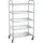 kompatible Ware Servierwagen silber 84,5 x 52,5 x 156,0 cm