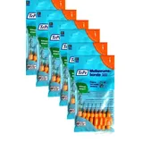 6x TePe Original Interdentalbürsten - 0,45 mm orange 6x 8 Stück Zahnzwischenraum