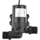 Telituny DC 24V Brushless Warmwasserpumpe, JT-660D Mini Solar Boost Pumpe, Zirkulationspumpe Warmwasser, 1300L/H, 5.5M Förderhöhe, 20mm Gewinde, 35dB, für Solaranlagen, Aquarien, Fußbodenheizung