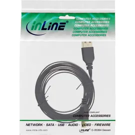 InLine USB-A auf Mini-USB 3 m Schwarz