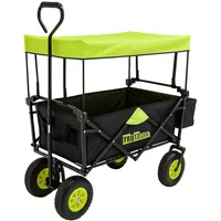 Trutzholm Bollerwagen faltbar mit Sonnendach schwarz