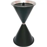 SZ METALL 29715 Standaschenbecher schwarz, 1 St.