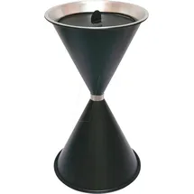 SZ METALL 29715 Standaschenbecher schwarz, 1 St.