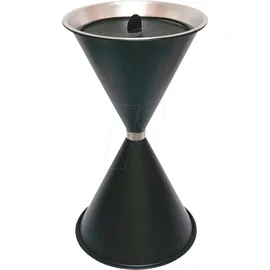 SZ METALL 29715 Standaschenbecher schwarz, 1 St.