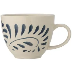 Bloomingville Heikki Tasse, Steingut, Ø 9,5 x H7,5 cm, blau