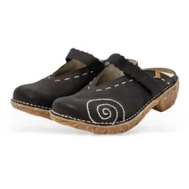 El Naturalista Clogs Damen. Ng96 PLEASANT BLACK / Yggdrasil schwarz 39