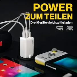 aqiila Chargebird 67W USB-A, 2x USB-C Ladeadapter W3 weiß